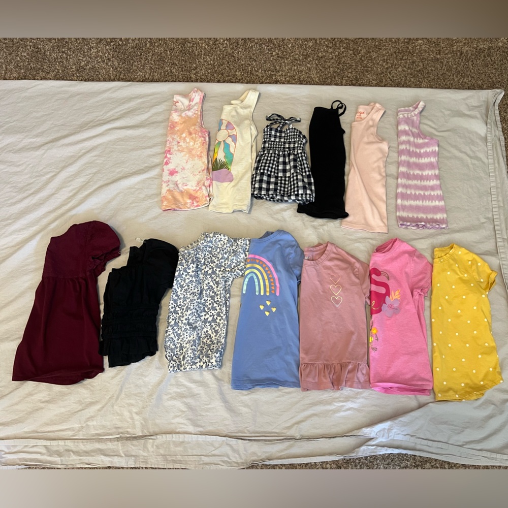 Lot of Kids Colorful Shirts (size 8)